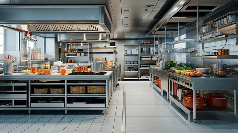 commercial kitchen